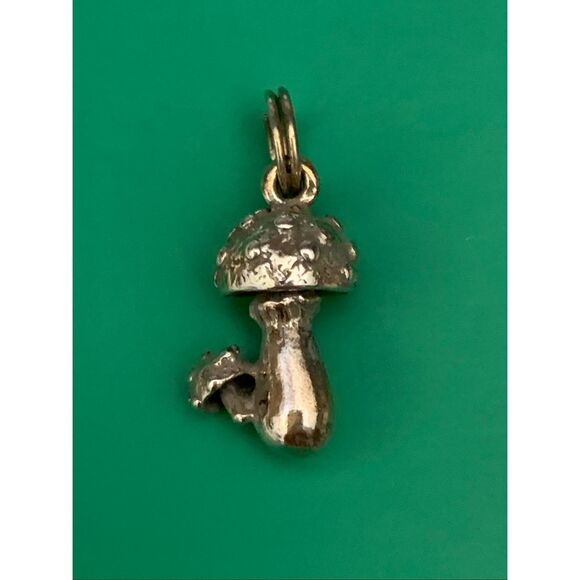 independent Jewelry - Mushroom Sterling Silver Jewelry Charm #garden